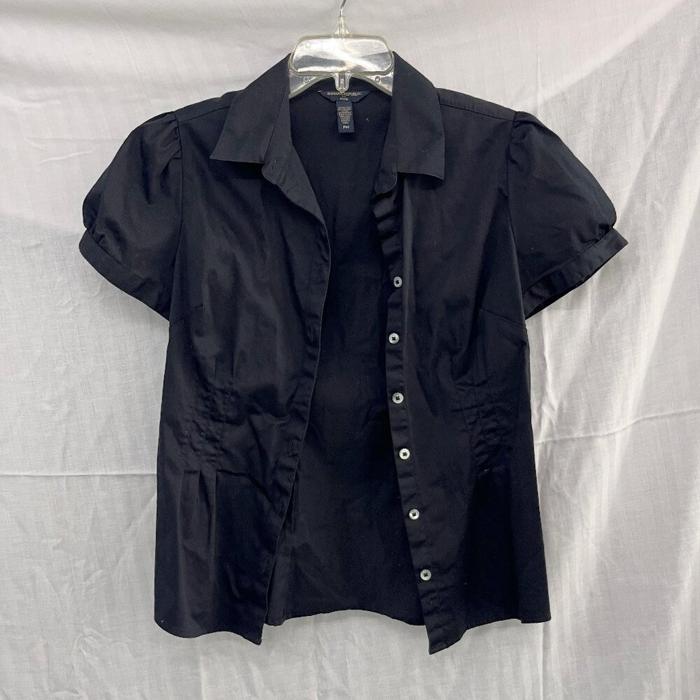 Black, Banana Republic, shirt, PM